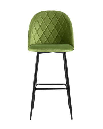 Стул барный Марсель велюр травяной (Стул барный Марсель травяной)