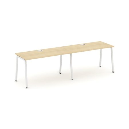 Рабочая станция 1 сторонняя SN-4A.ORS-022 (2360х800х750) (Акация Лорка/Металл Белый)