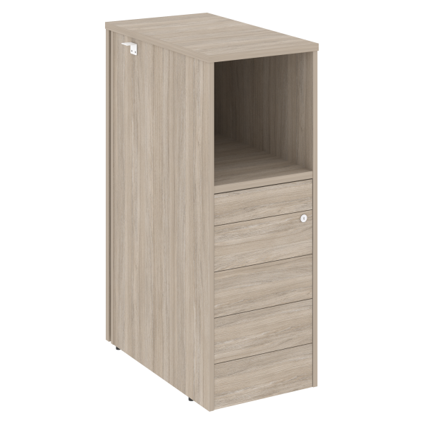 Тумба 5 ящиков TIP-ON завершающая, правая Onix O.R-TV-5TIPR 436x767x1185 (Дуб Аттик)