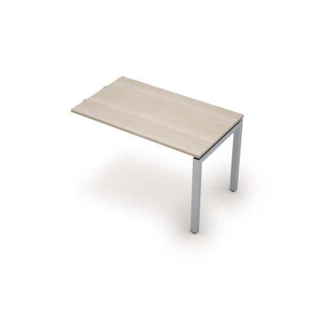 6МПР.502 Приставной элемент (1200x700x750) (Шамони светлый/Алюминий матовый)