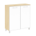 Шкаф квадратный LT.SD-1.4 White (Вяз Благородный)