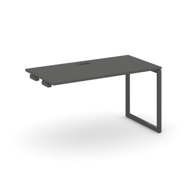 Стол-приставка к опорным элементам SN-4O.OPRS-014 (1580х700х750) (Антрацит/Металл Антрацит)