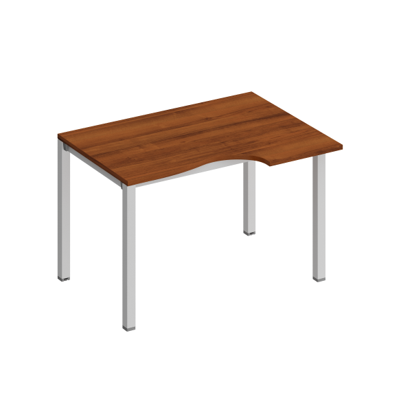 Стол эргономичный правый на металлокаркасе КФ Комфорт КФ К.1136 1200x900x750 (Французский орехСерый)