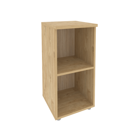 Стеллаж низкий узкий Onix O.SU-3 400x420x823 (Тиквуд Светлый)