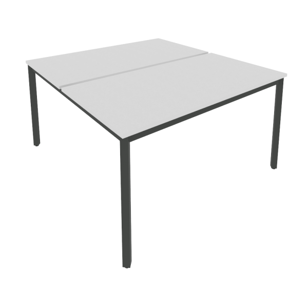 Рабочая станция на металлокаркасе Slim С.СП-5.3 1380x1475x750 (Серый/Антрацит металл)