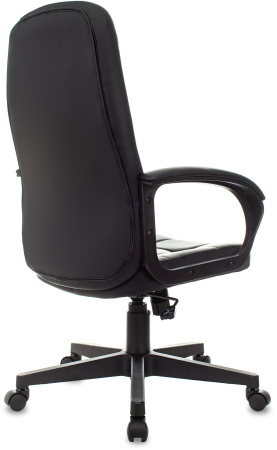 Кресло руководителя CH 002 черный эко.кожа крестов. пластик (Черный)