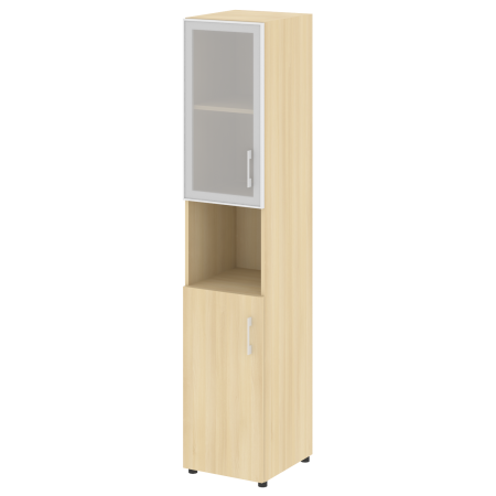 Шкаф высокий узкий нужен топ левый LT.SU 1.4R L 400x450x1990 (Акация Лорка)