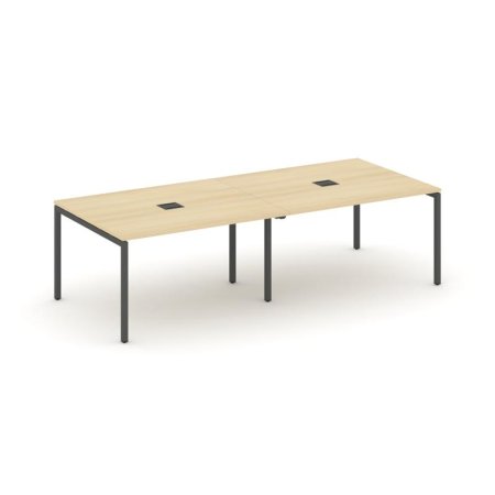 Стол переговорный SN-4P.SPRG-043 (2760х1180х750) (Акация Лорка/Металл Антрацит)