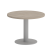 Стол журнальный круглый VR.SP-5-60.1G 600x600x450 (Серый/Белый Металл)