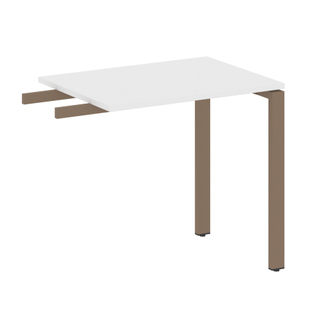 Приставной элемент БП.ПР-2 800x600x750 (Белый/Мокко металл)