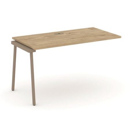 Наборный элемент рабочей станциии ES.1.NRS-3-LP (1380х730х750) (Тиквуд Светлый/Металл Латте)