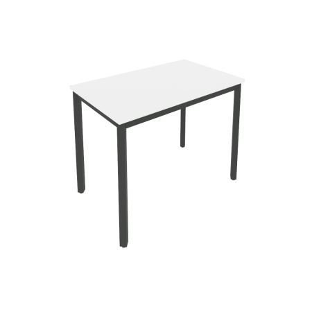 Стол письменный на металлокаркасе Slim С.СП-3.1 980x600x750 (Белый/Антрацит металл)