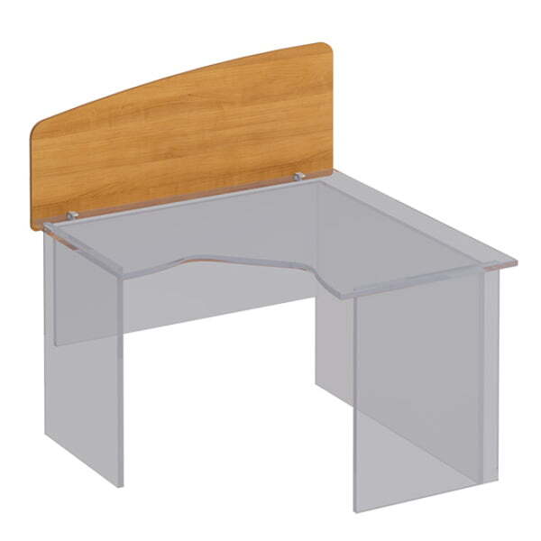 Экран настольный боковой стола эргономичного без кронштейнов Формула ФР 425 1180x500x16 (Вяз светлый)