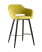 Стул барный Саймон велюр золотистый (Стул барный Саймон золотистый)
