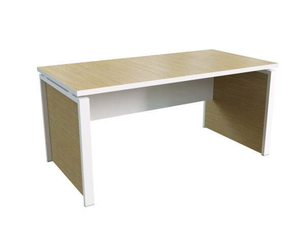 Стол для руководителя Steel Evo 17160 1600х800х740 (Дуб светлый/серый)