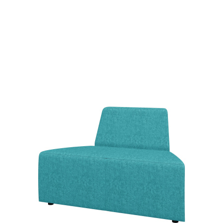 Диван Оригами. Модуль 1-местный внешний. (Модуль 1-местный внешний velvet_lux_41)