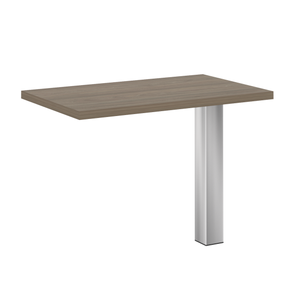 Брифинг-приставка M-LT.BR-3 (Вяз Благородный/Серый металл)