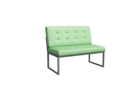 Диван двухместный NLT.D-2 (Kanzas 20/Металл Серый)