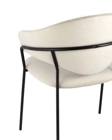 Стул Алексис велюр бежевый (Стул Алексис бежевый)