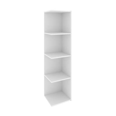 Модуль приставной 4 ячейки Locker Plus LK.PM-4 390x350x1593 (Белый бриллиант)