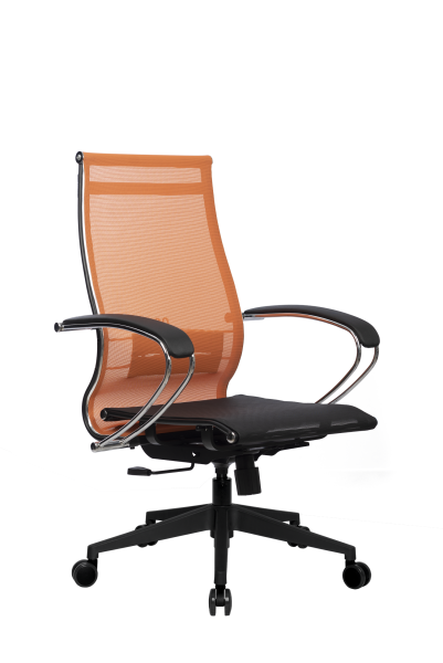 Кресло для руководителя Метта МЕТТА-9(MPRU)/подл.131/осн.002 (Оранжевый)
