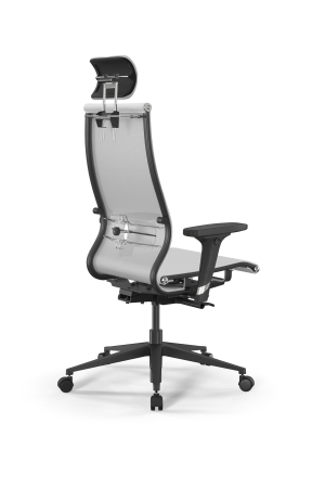 Кресло для руководителя Метта SynchroSit 10 B2-107D - T /Km00/Nb00/D02P/H3mL-2D(M23.B11.G19.W02) (Белый)