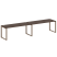 Рабочая станция Metal System Style БО.СМ-2.5 3600x720x750 (Дуб Наварра/Серый металл)
