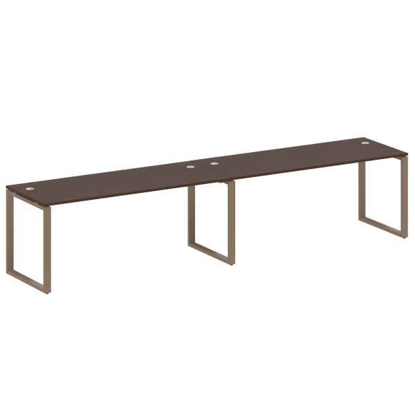 Рабочая станция Metal System Style БО.СМ-2.5 3600x720x750 (Венге Цаво/Мокко металл)