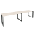 Рабочая станция на О-образном м/к Onix O.MO-RS-2.4.7 3160x720x750 (Тиквуд Темный/Белый Металл)
