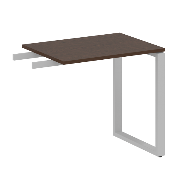 Приставной элемент БО.ПР-2 800x600x750 (Венге Цаво/Серый металл)