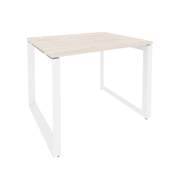 Стол рабочий на О-образном м/к Onix O.MO-SP-1.8 980x800x750 (Денвер Светлый/Белый Металл)