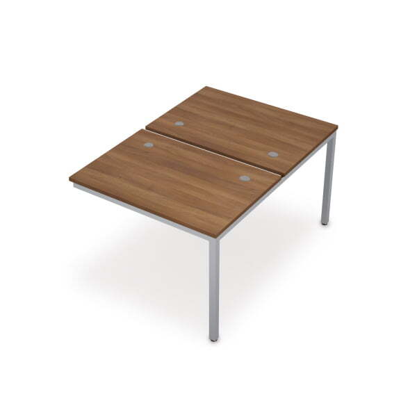 6МБК.277 Сдвоенные бенч-системы, конечный модуль (1000x1435x750) (Шамони темный/Алюминий матовый)