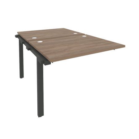 Наборный элемент рабочей станции на м/к Onix O.M-2.NRS-1.8 980x1635x750 (Дуб Аризона/Черный металл)