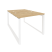 Рабочая станция на О-образном м/к Onix O.MO-D.RS-2.1.7 980x1475x750 (Тиквуд Темный/Белый Металл)