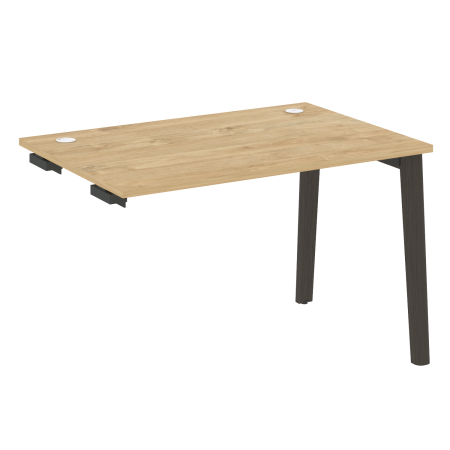 Стол-приставка к опорным элементам на деревянных опорах Onix Wood OW.SPR-2.8 1180x800x750 (Тиквуд Светлый/Дуб Темный)
