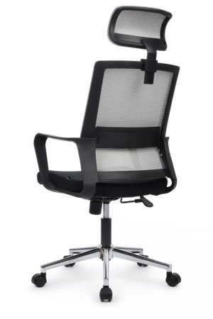 Кресло Mint RCH M1029HBE Серый/Черный (Серый/Черный)