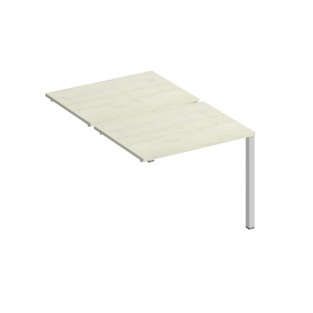Секция стола рабочей станции на металлокаркасе КФ (2х100) Комфорт КФ К.1143-1 1000x1540x750 (Дуб шамони светлыйСерый)