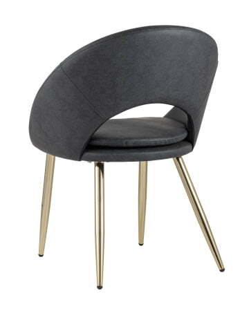 Стул Кензи экокожа темно-серый (Стул Кензи темно-серый)