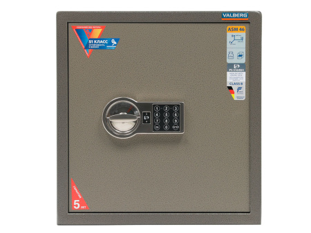 Мебельный сейф VALBERG ASM 46 EL (Коричневый)