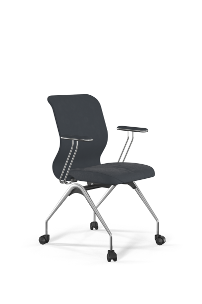 Кресло для руководителя Метта Sit 8 Mr4-4T - Vivaldi /Uh00/Wh12/T4mV-c(F53.W02) (Темно-серый)
