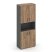 Шкаф высокий широкий SN.STS-107 (796х400х1982) (Антрацит/Тиквуд Светлый)