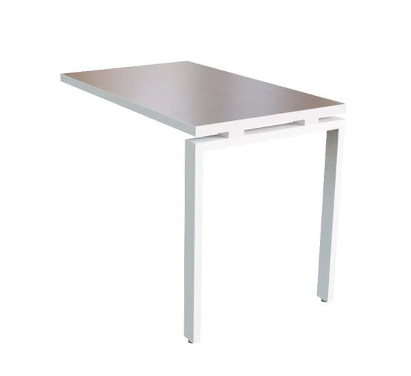 Брифинг-приставка Steel Evo 17700 1000х600х740 (Дуб темный/серый металл)