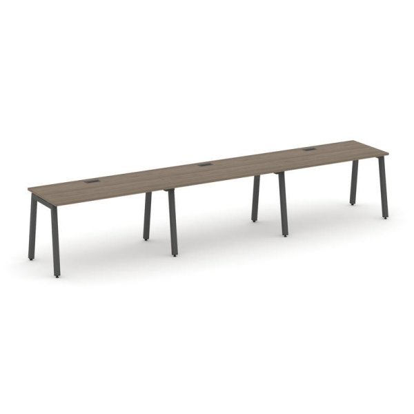 Рабочая станция 1 сторонняя SN-5A.ORS-034 (4740х600х750) (Вяз Благородный/Металл Антрацит)