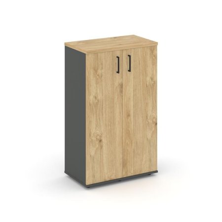 Тумба опорная/приставная SN.TOP-061 (600х400х1150) (Антрацит/Тиквуд Светлый)