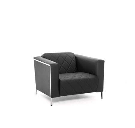 VISPO Кресло (ОРЕХ/ЧЕРНЫЙ)