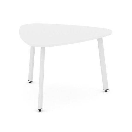 Стол переговорный SN-6.SPRG-71.3 (1200х1200х750) (Белый/Металл Белый)