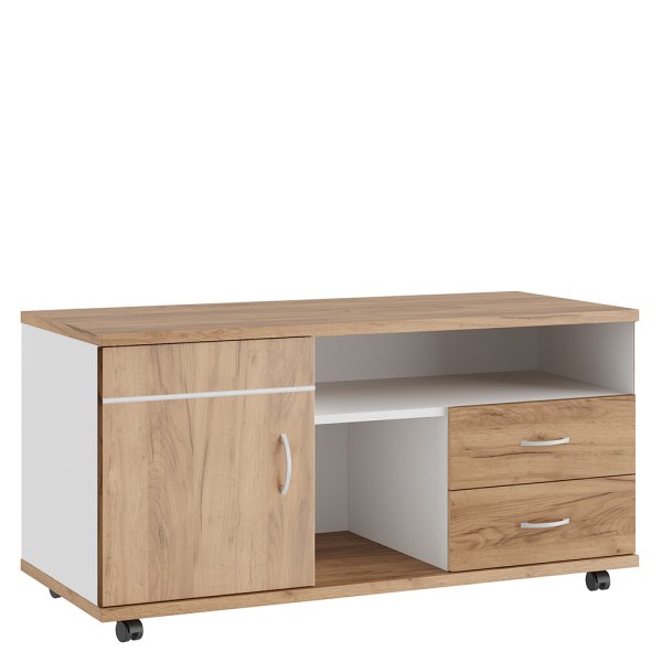 Подкатная приставка Foil (1220х530х610) (Дуб крафт золотой)