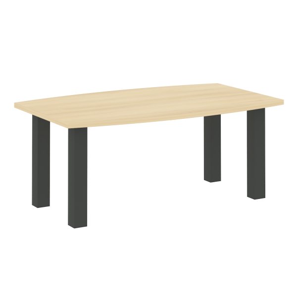 Стол переговорный LT.SP3 1800x1100x750 (Акация Лорка/Антрацит металл)