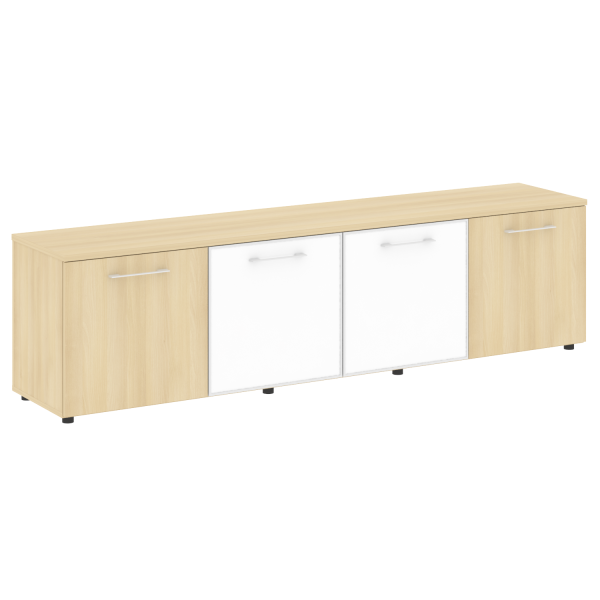 Тумба модульная белые двери LT.TS 4.5 2200x450x580 (Акация Лорка)