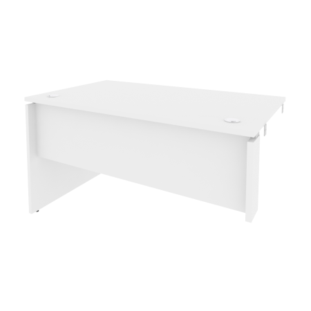 Стол-приставка левый к опорным элементам Onix O.SPR-3.8L 1380x800x750 (Белый Бриллиант)